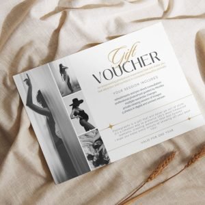 luxury photography gift voucher